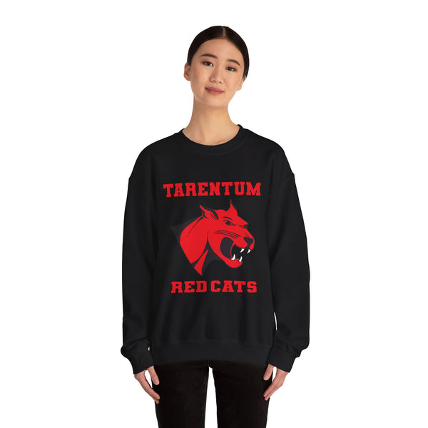 Red Cats Crewneck Sweatshirt — Tarentum Mascot Pullover