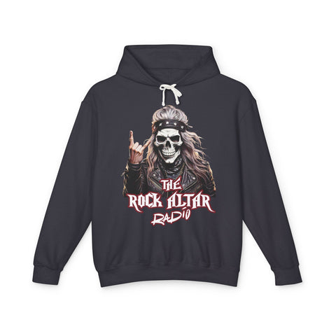 Rock Altar Radio Unisex Lightweight Hooded Sweatshirt - Perfect for Music Lovers